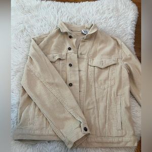 Princess polly western cord jacket beige